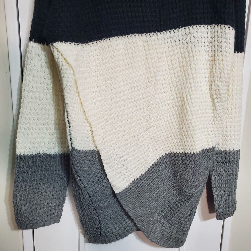Color Block Pullover Sweater Casual Long Sleeve Crew Neck Size 1X-2X. SKU# A-134 - Picture 6 of 16